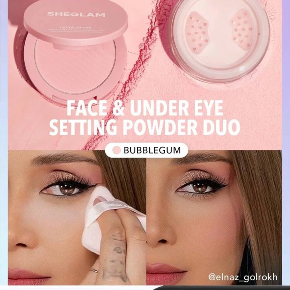 SHEGLAM Insta-Ready Face & Under Eye Setting Powder Duo